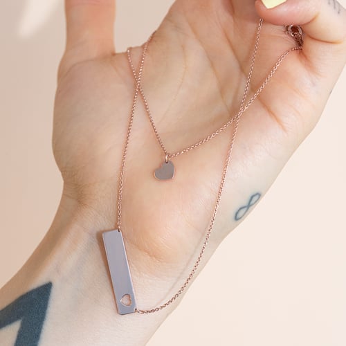 Schmuckset Halskette für Zwei Bianca