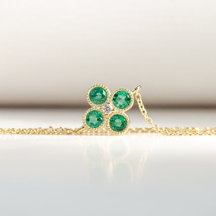 Smaragdarmband mit Diamant Reith