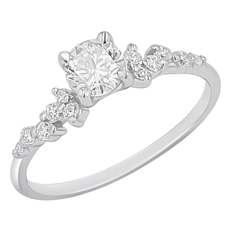 Verlobungsring mit Buchstabenund Lab Grown Diamanten Carina