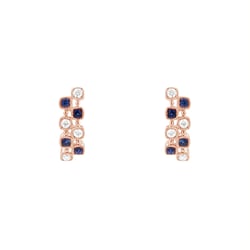 Ohrstecker mit Diamanten und Saphiren Viltaute