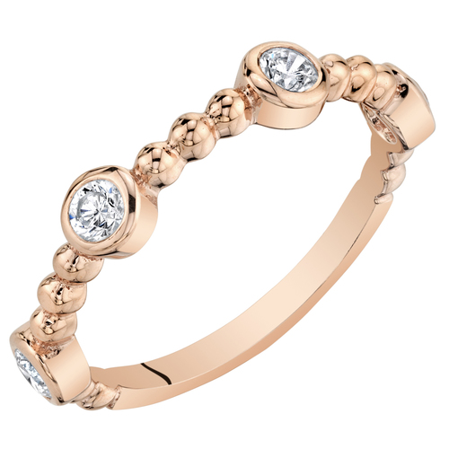 Vergoldeter Ring mit Zirkonia