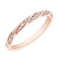 Geflochtener Scheidungsring mit Lab Grown Diamanten Arnulf