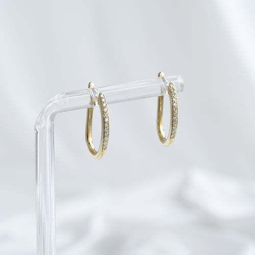 Elegante Ohrringe mit Diamanten Ayaz