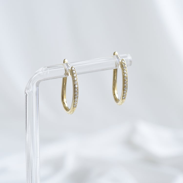 Elegante Ohrringe mit Diamanten Ayaz 85870