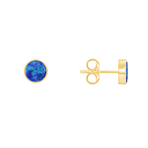 Goldohrringe mit Opal Hecatte