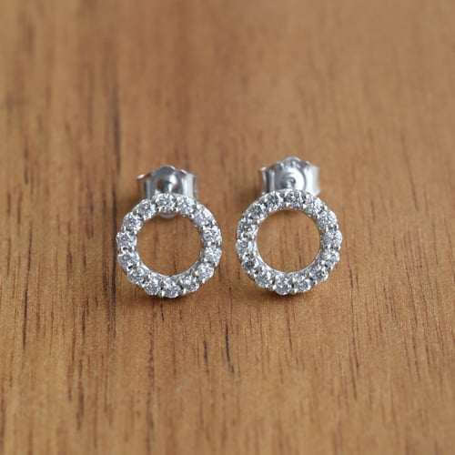 Karma-Ohrringe mit Lab Grown Diamanten Leonas