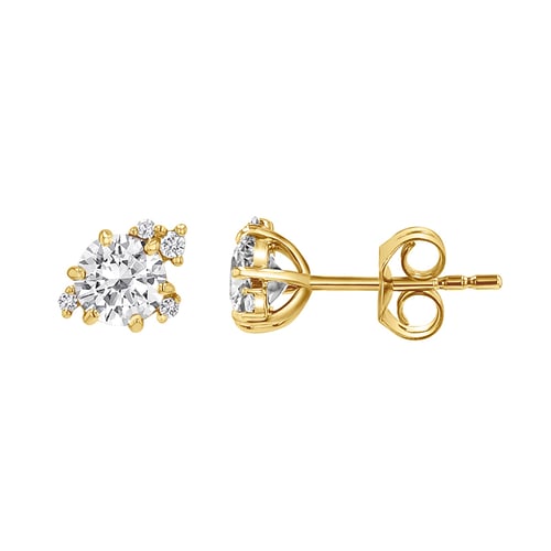 Cluster Ohrringe mit Lab Grown Diamanten Alary