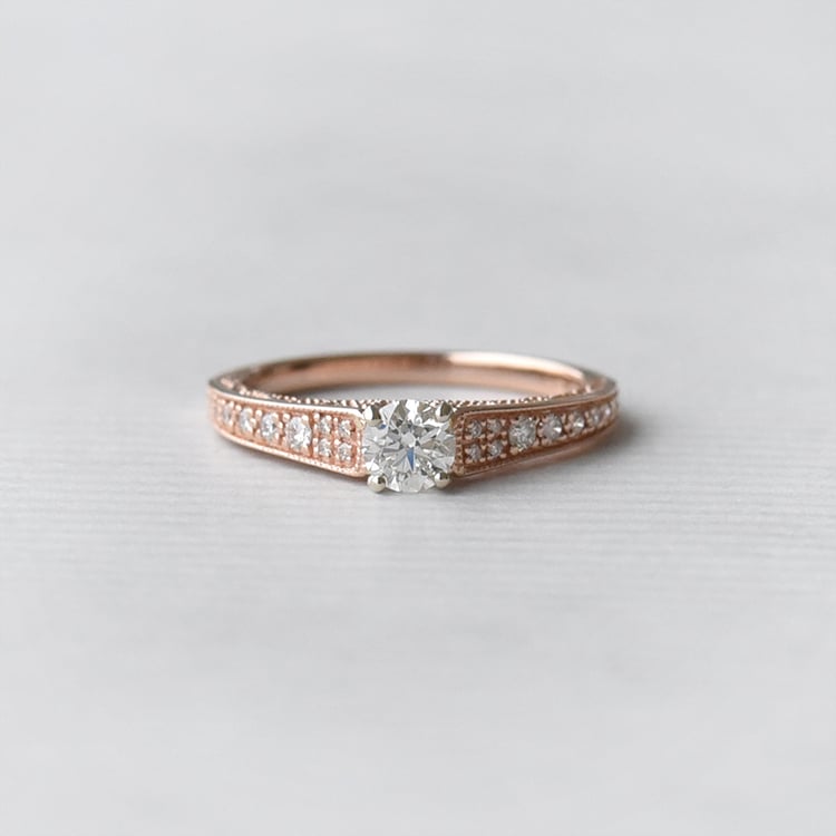 Goldener Verlobungsring 73680