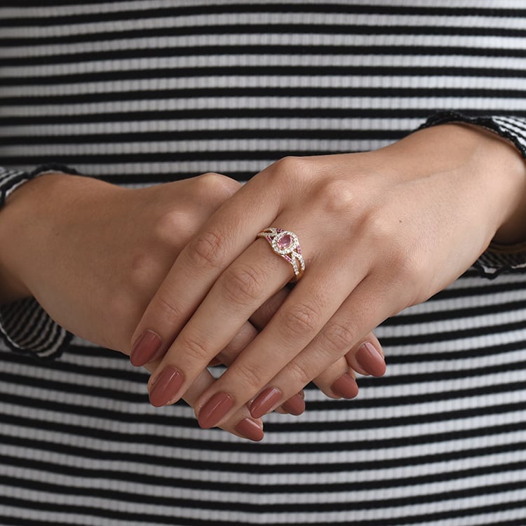 Morganit im Goldring 72231