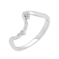 Ring in Wellenform mit Lab Grown Diamanten Lydie