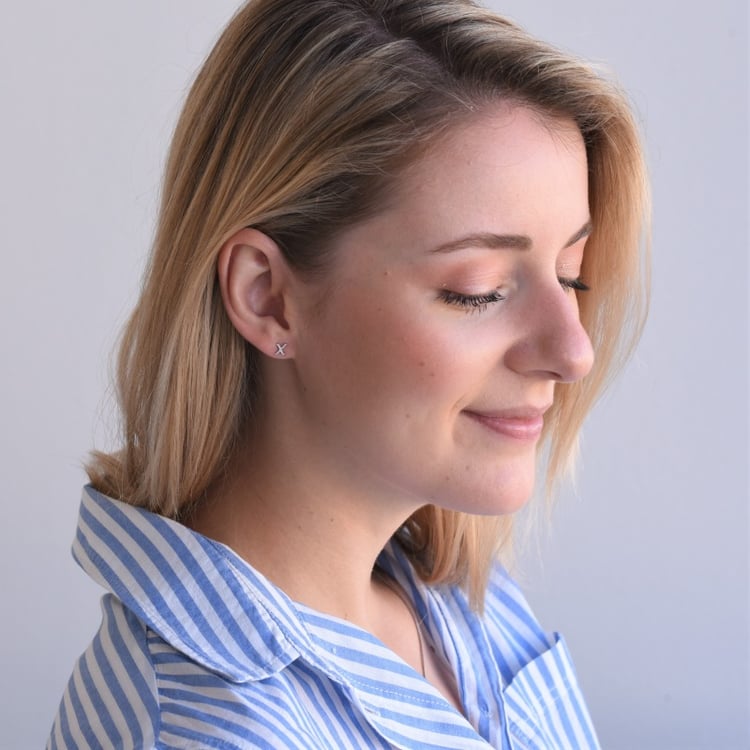 Silberohrringe &quot;Umarmung und Kuss&quot; Adalee 67572