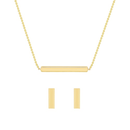 Goldene Kollektion mit Fashion-Schmuck Bar