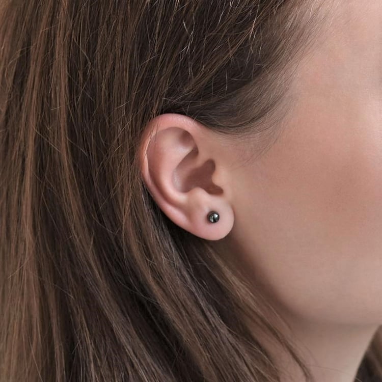 Goldene Kugeln mit schwarzem Ruthenium Heidy 104604