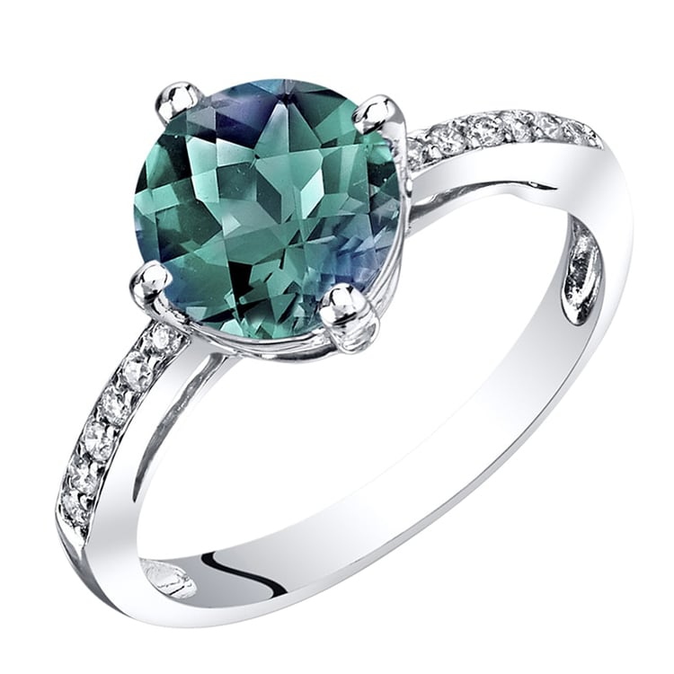 Goldring mit Alexandrit und Diamanten Valary