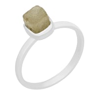 Ring aus Gold mit gelbem Rohdiamanten Gianni