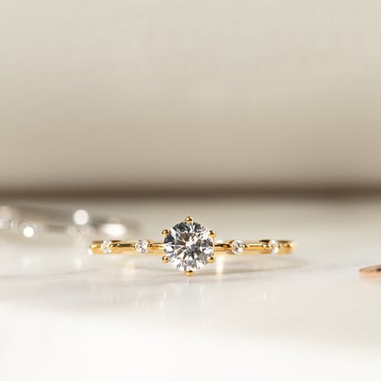 Verlobungsring mit Diamanten Imelda