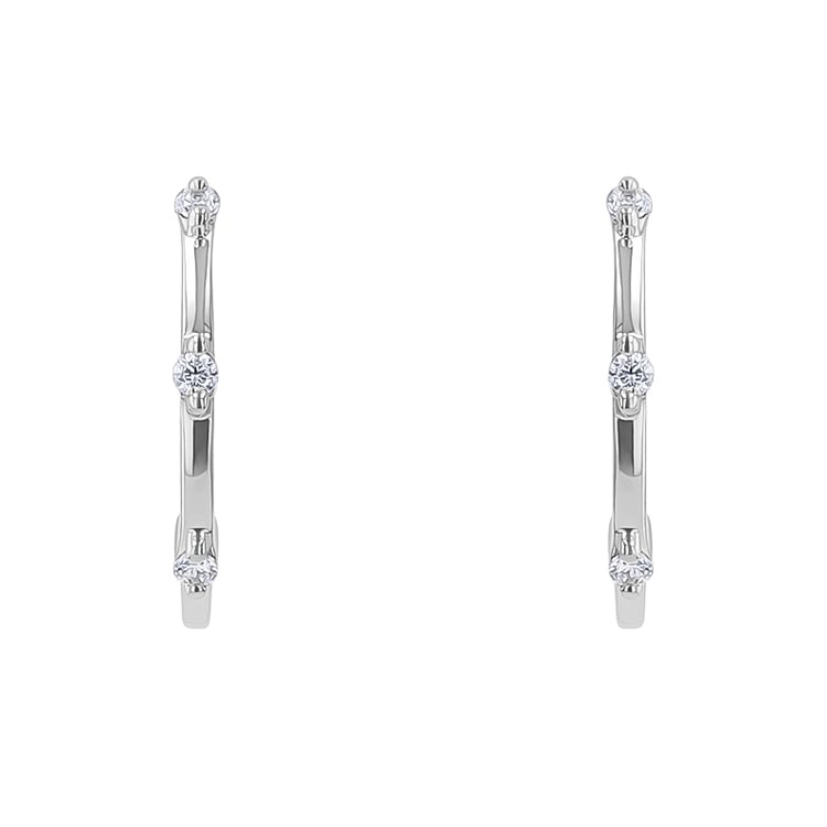 Runde Ohrringe mit Diamanten Ramila 134394