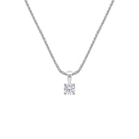 Anhänger aus Platin mit Diamant Semtte