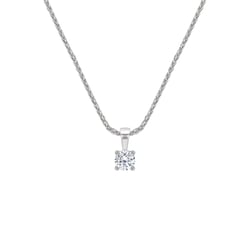 Anhänger aus Platin mit Diamant Semtte