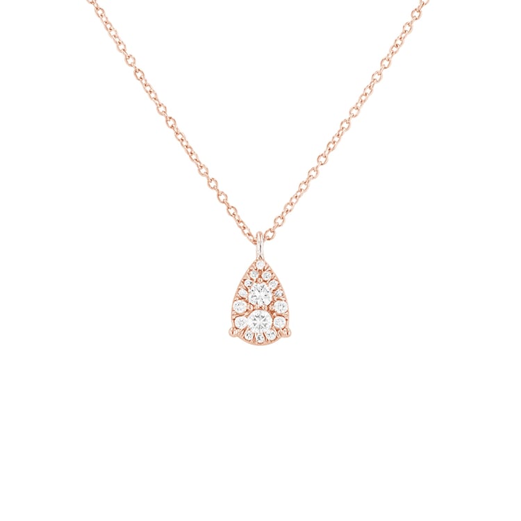 Anhänger in Form eines Diamantentropfens Birdie