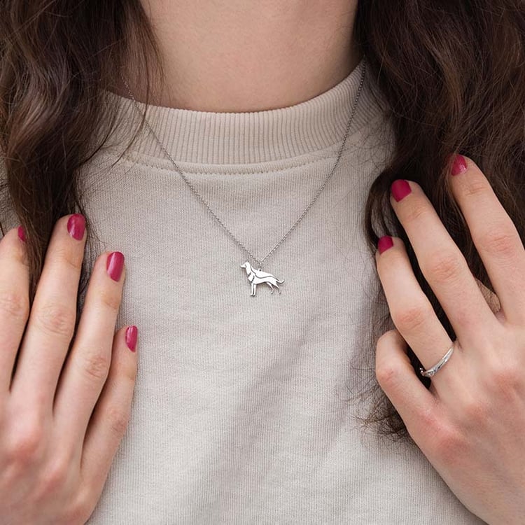 Anhänger in Form eines Hundes mit Gravur German Shepherd 98173