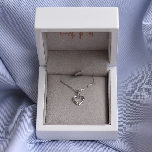 Schmuckset aus Gold in Herzform mit Diamanten Monroe