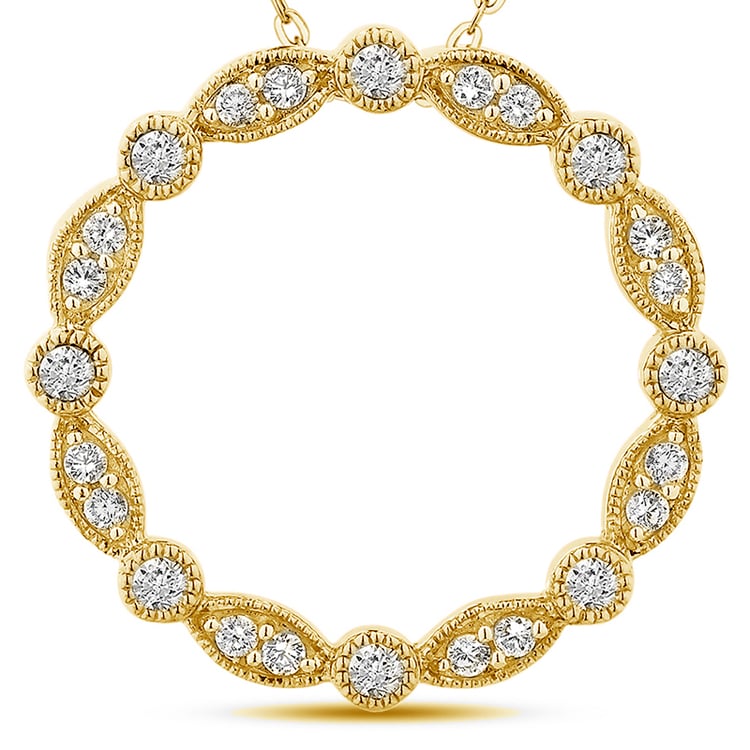Goldene Halskette mit Diamanten 51871