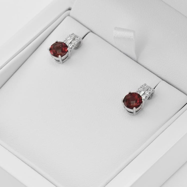 Granatohrringe 34165