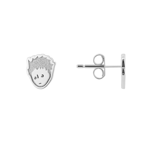 Silberne Ohrstecker Der Kleine Prinz und der Fuchs