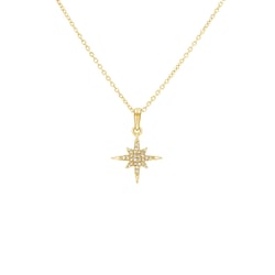 Anhänger in Form eines Diamantsterns Lynx