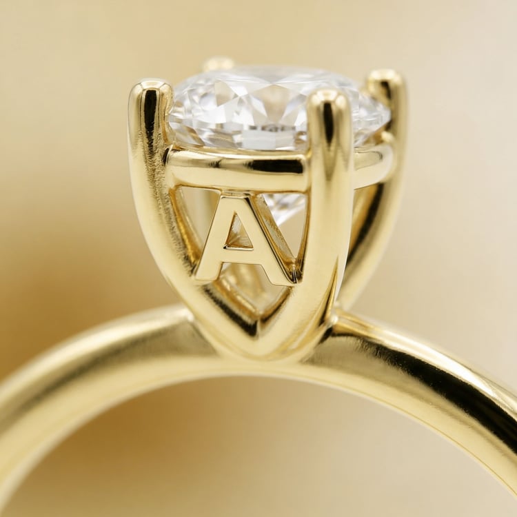 Verlobungsring mit Buchstabenund Lab Grown Diamanten Frost 167682