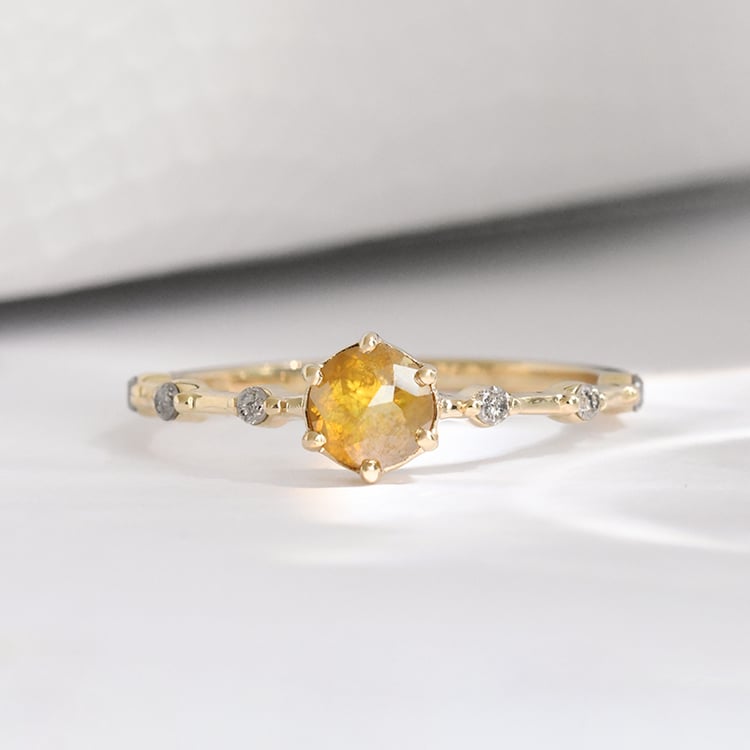 Ring mit Salt and Pepper Diamanten Imelda 117639