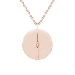 Personalisierter Anhänger mit dem Berliner Fernsehturm