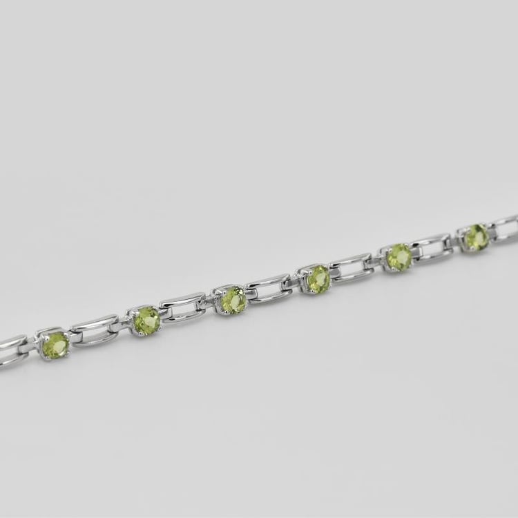 Silberarmband mit Olivin Jalysse 30427