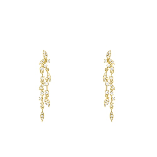 Hängeohrringe mit Diamanten Lungile
