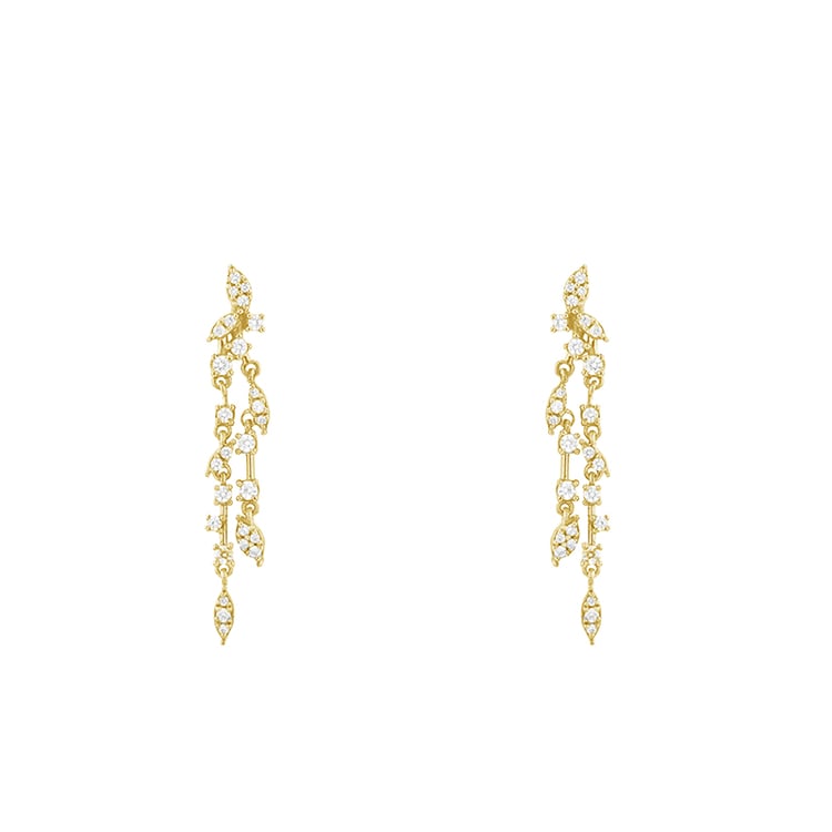 Hängeohrringe mit Diamanten Lungile 85409