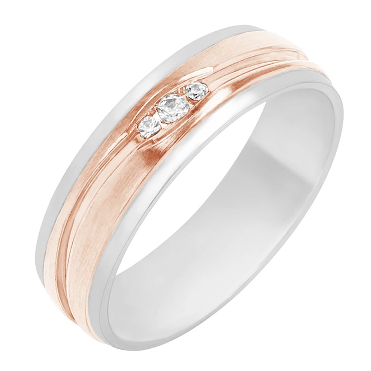 Dezente Eheringe aus Gold mit Diamanten Beth 80447