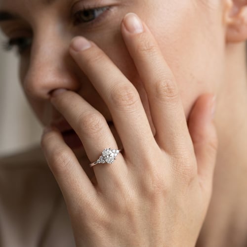 Verlobungsring mit 0.54ct IGI-zertifiziertem Lab Grown Diamanten Sheldo