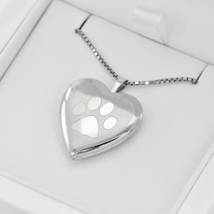 Anhänger aus Silber mit Hundepfote Vretu 32923