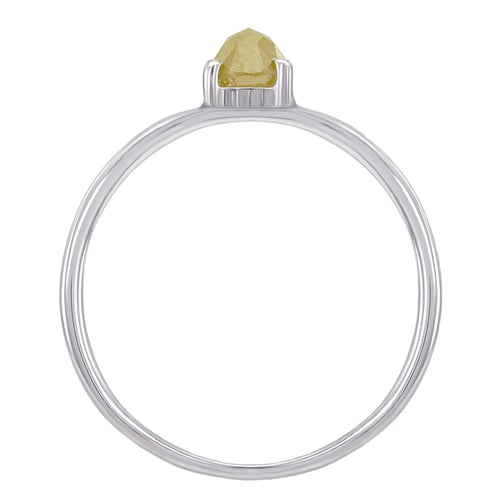 Goldring mit Gelb Diamant Xemy