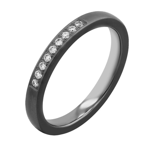 Eheringe aus Tantal mit Diamanten Rille