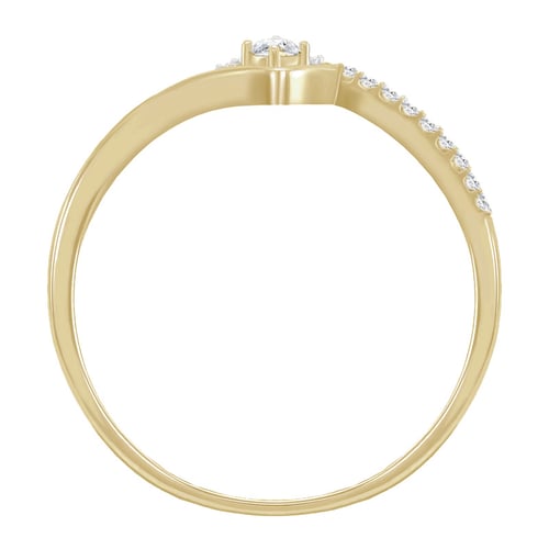 Romantischer Silberring mit Lab Grown Diamanten Anthia