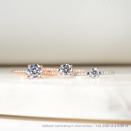 Verlobungsring mit Lab Grown Diamanten Prisha