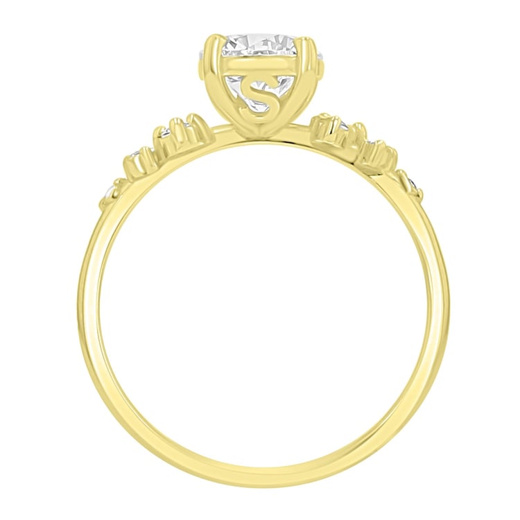 Verlobungsring mit Buchstaben und Diamanten Olha 166875