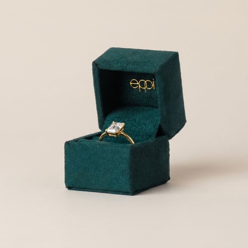 Scheidungsring mit einem Lab Grown Diamanten im Emeraldschliff Lestat