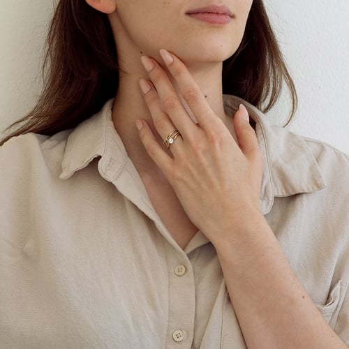 Ringset mit Diamanten Ihrer Wahl Izabelle