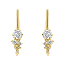 Cluster Ohrringe mit Lab Grown Diamanten Lina