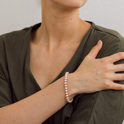 Goldenes Perlenarmband Ajanta