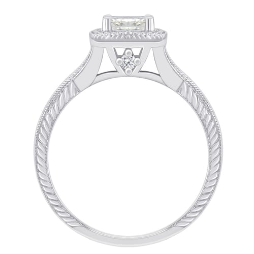 Wunderschöner Diamantring mit Princess Diamanten
