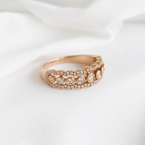 Romantischer Ring mit Diamanten Daan